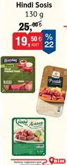 HİNDİ SOSİS 130 G